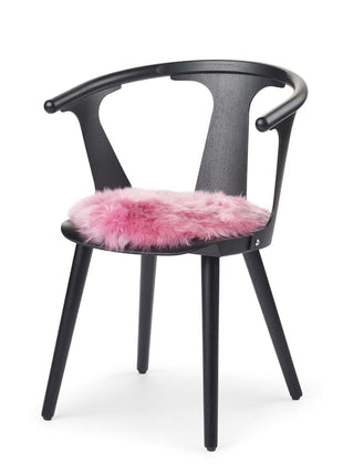 Sædehynde | Lammeskind | Langhåret | D38 cm Malaga Pink