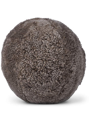 Lammeskindspude | Angelite | Korthåret | D25 cm | D30 cm | D35 cm Cappuccino