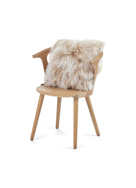 Lammeskindspude | Langhåret | 45x45 cm