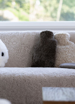 Varmedunk premium | Korthåret | New Zealand | 37x27 cm Koksgrå