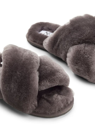Cross Slippers Mørke Grå