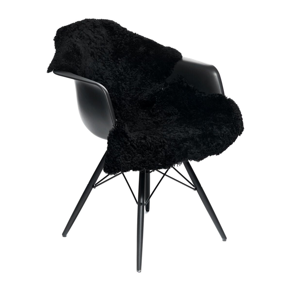 Lammeskind | Korthåret | New Zealand | 115x60 cm Sort