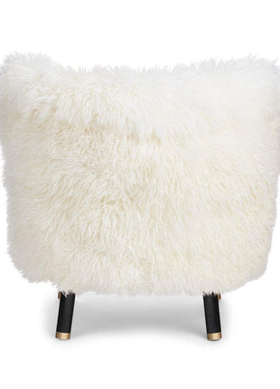 Emil lænestol | Langhåret Hvid