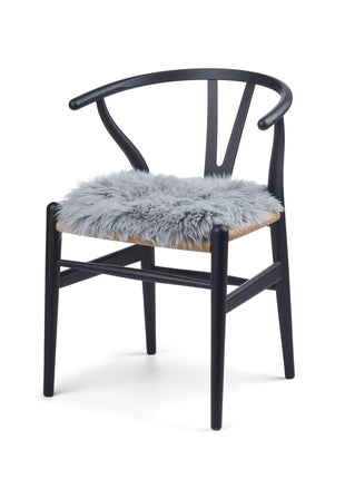 Sædehynde | Zero Waste | Lammeskind | Langhåret | 35x35 cm