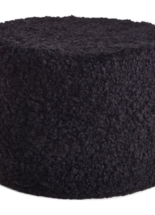 Puf | Korthåret | New Zealand | 41x31 cm Sort