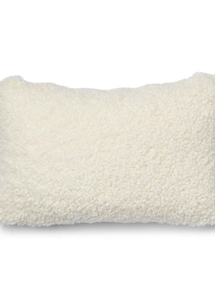 Pude af uld | Korthåret | 34x52 cm Tern / Beige / Hvid