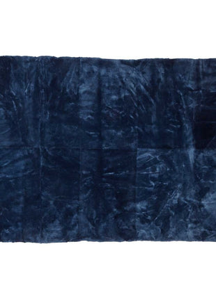 Gulvtæppe af Moccasin Lammeskind Marineblå