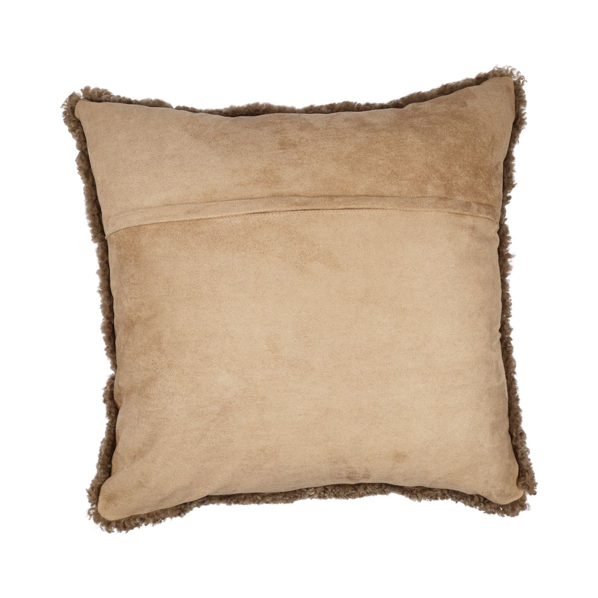 Lammeskindspude | Korthåret | New Zealand | 40x40 cm Sahara