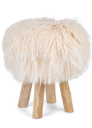 Betræk til barstol/skammel | Krøllet | Tibet | D35 cm