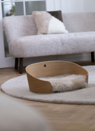 Gulvtæppe | Korthåret | New Zealand | Ø140 cm Beige