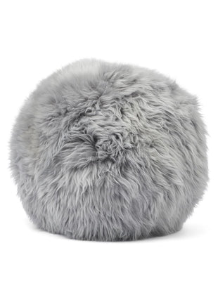 Angelite Pude | Lammeskind | Langhåret | New Zealand | Ø30 | Ø25 | Ø35 Lysegrå