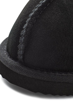 Hjemmesko | Lammeskind | Uden hælkappe Sort