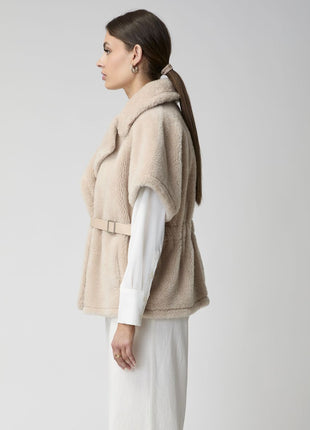 Elvira Poncho Beige