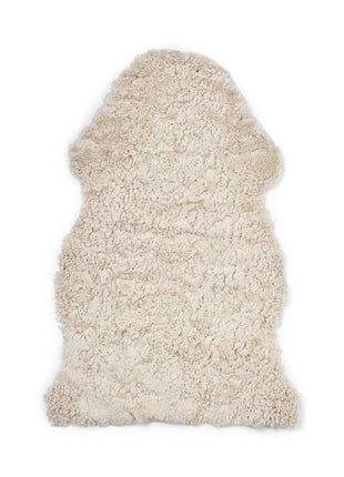 Merino Lammeskind | Korthåret | 90x55 cm Beige