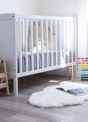 Baby Lammeskind | Korthåret 80 cm Snehvid