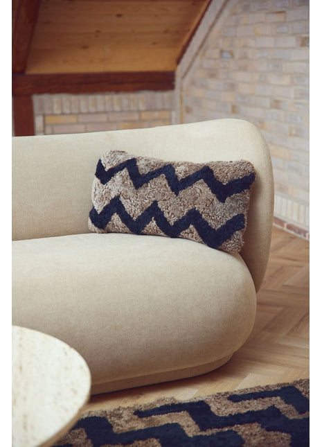 Lammeskindspude | PATTERN | Korthåret | Dobbeltsidet | 30x60 cm