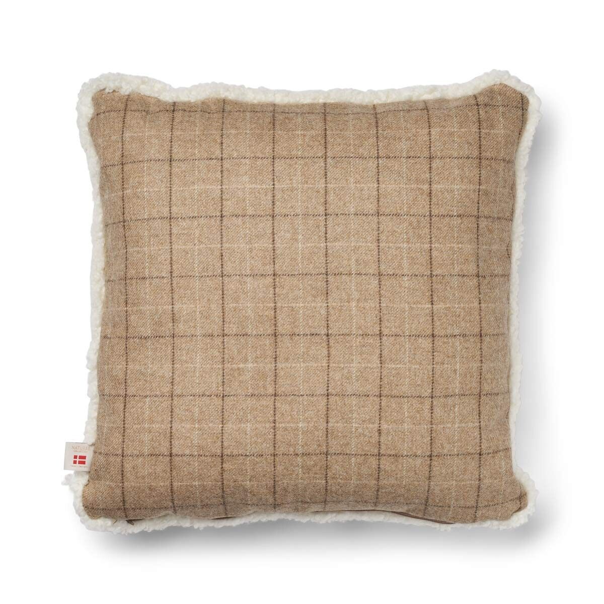 Checked Collection | Uldpude | Korthåret | 52x52 cm | 34x52 cm