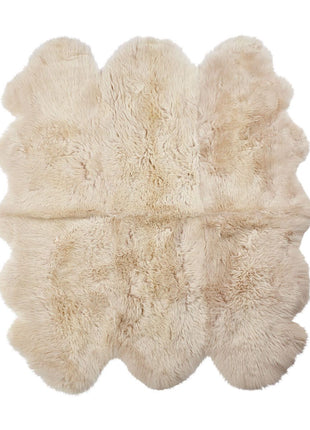 Gulvtæppe | Langhåret | New Zealand | 180x162 cm Beige