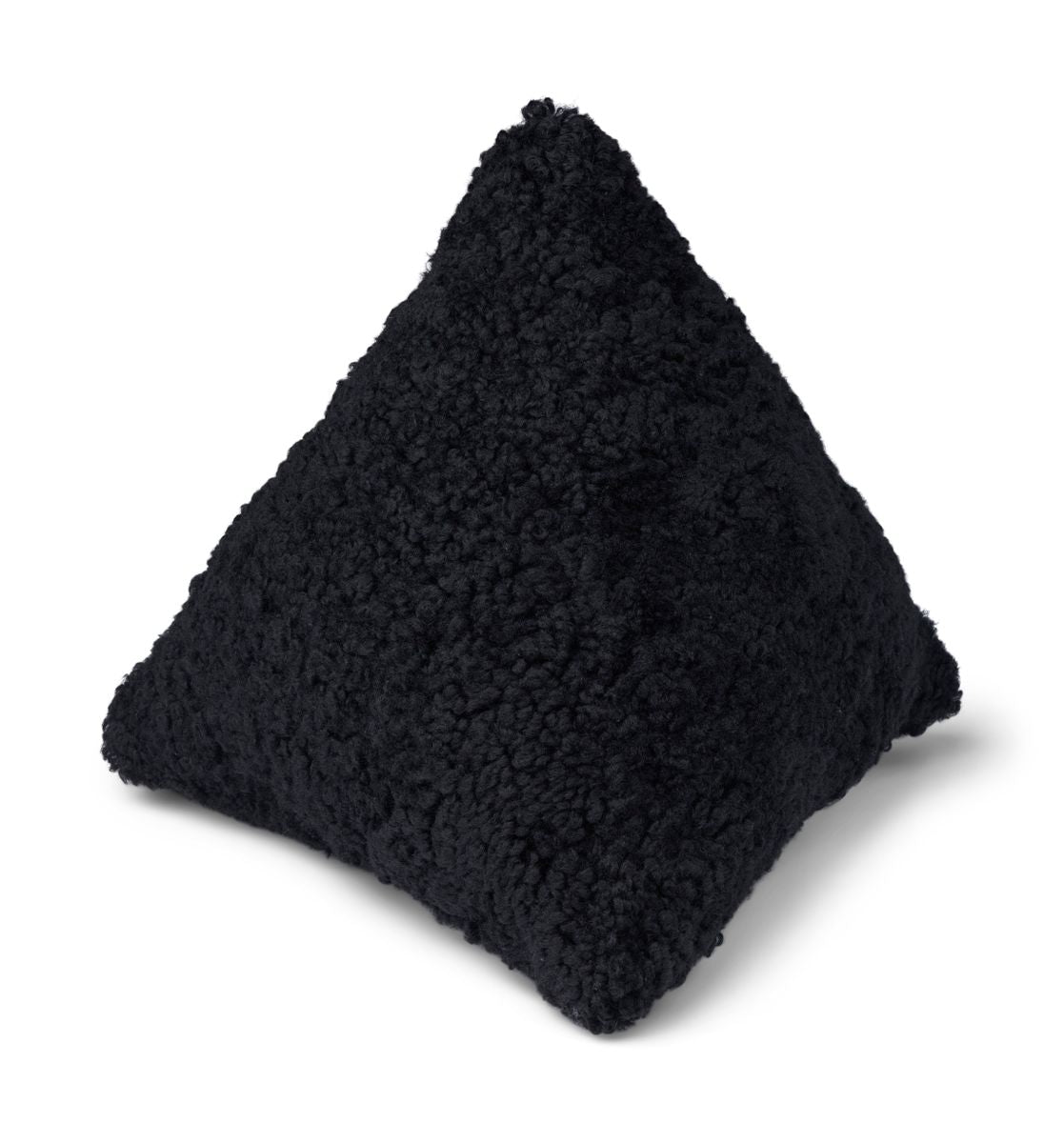 Hematite pude | Korthåret | New Zealand | 35x35x35 cm Sort