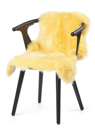 Lammeskind premium | Langhåret | New Zealand | 90x60 cm Citron Gul