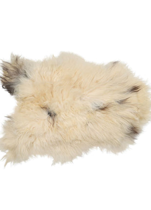 Islandsk Lammeskind | Langhåret | 90x60 cm Mix brunplettet