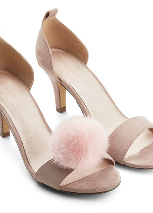 Sko Pom Pom Clip Lyserød