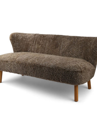 Emanuel 2 seater Sofa Lysebrun