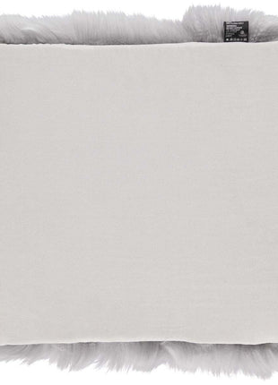 Sædehynde | Lammeskind | Langhåret | 37x37 cm Lysegrå