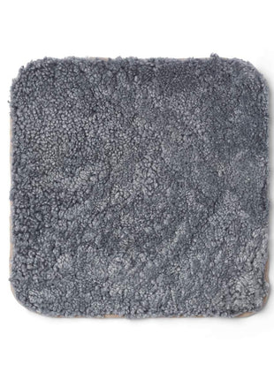 Sædehynder | Zero Waste | Lammeskind | Korthåret | 35x35 cm Lysegrå