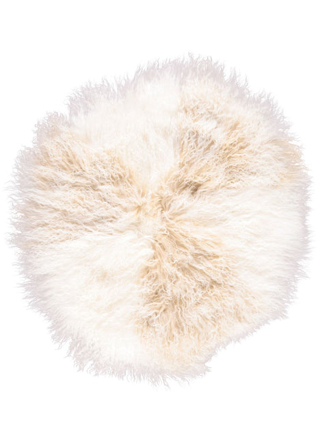 Lammeskindspude | Langhåret | Ø38 cm | Ø45 cm | Ø62 cm