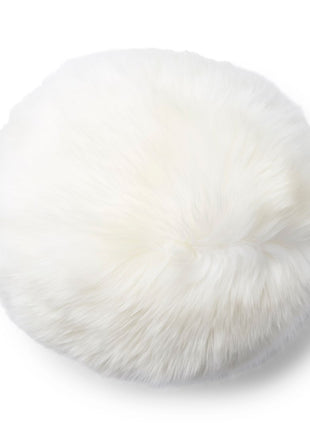 Angelite Pude | Lammeskind | Langhåret | New Zealand | Ø30 | Ø25 | Ø35 Hvid