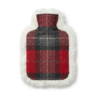 Varmedunk | Lammeskind, uld | 37x27 cm Skye Red Tartan/Hvid