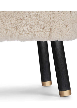 Emil fodskammel | Korthåret Beige