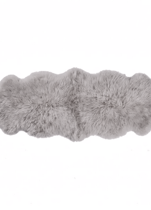 Fellvang Dobbelt Lammeskind | Langhåret | New Zealand | 160x60 cm Lysegrå