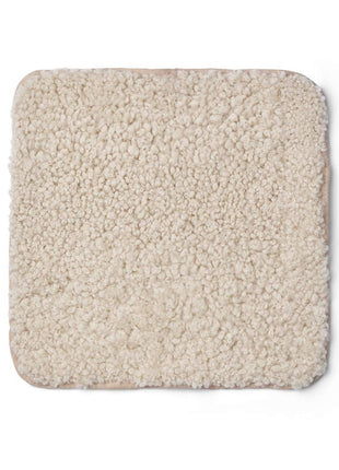 Sædehynder | Zero Waste | Lammeskind | Korthåret | 35x35 cm Beige