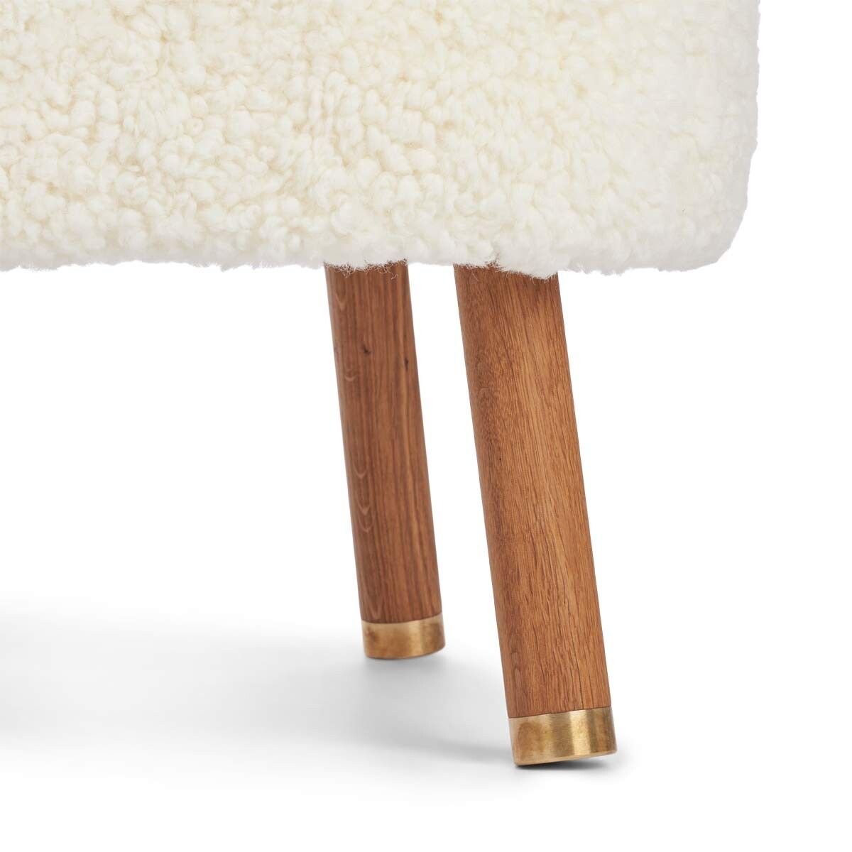 Emil Lounge Chair | Korthåret Hvid
