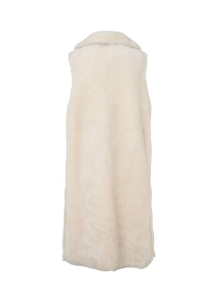 Raelynn Vest Læder brun / Hvid