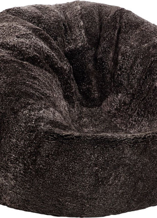 Sækkestol | Lammeskind | Korthåret | 73x74 cm | 92x93 cm Cappuccino