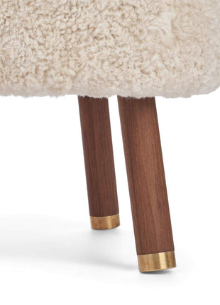 Emil fodskammel | Korthåret Beige