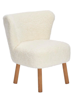 Emily spisebordsstol | Korthåret Hvid