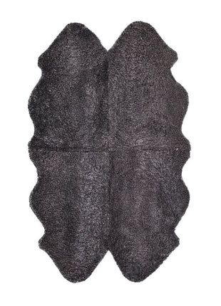 Gulvtæppe | Korthåret | New Zealand | 180x110 cm Koksgrå