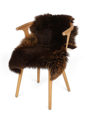 Lammeskind | Langhåret | Øko | 90x60 cm Naturbrun