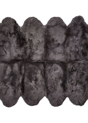 Gulvtæppe | Langhåret | New Zealand | 180x214 cm Mørkegrå